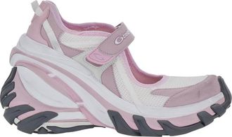 Balenciaga Pink Hydra Mary Jane Sneakers