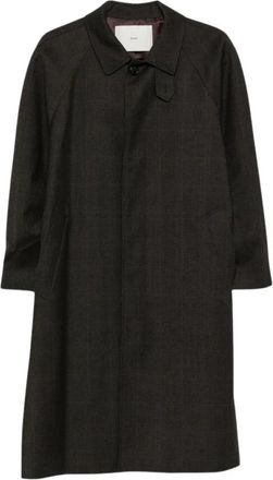 Dunst H-Line Wol Mac Coat - Heren - Mantel - Bruin - M - Wol - Jassen