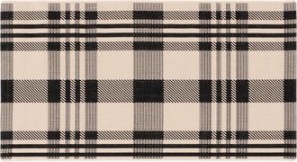 Safavieh Alfombra contempor&aacute;neo de polipropileno blanco y negro, 122 x 170 cm