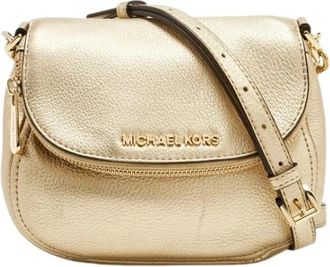 Michael Kors Pre-owned Cross Body Bags, female, Yellow, Size: ONE SIZE Pre-owned Leather Crossbody Bag