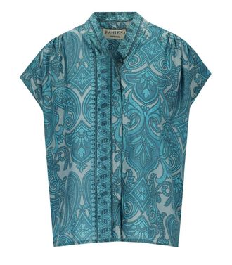Pahiesa CAMICIA AZZURRA A FANTASIA PAHIESA FORMENTERA