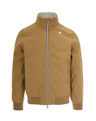 K-Way Reversible Cotton Blend and Recycled Nylon Jacket