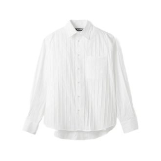 Jacquemus Casual Shirts, male, White, Size: L Shirt