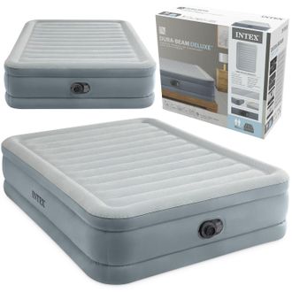 Intex Colch&oacute;n Hinchable De 203x152x46 Cm Con Bomba El&eacute;ctrica Integrada Intex 64824nd