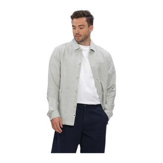 Anerkjendt Akodin Stripe Overshirt - Heren - Zomerjassen - Veelkleurig - L - Katoen - Jassen