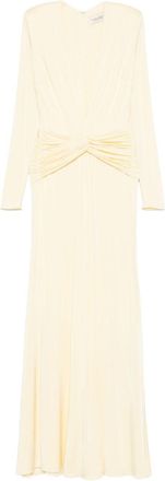 New Arrivals Azure Twist-Front Maxi Dress - Womens - Viscose