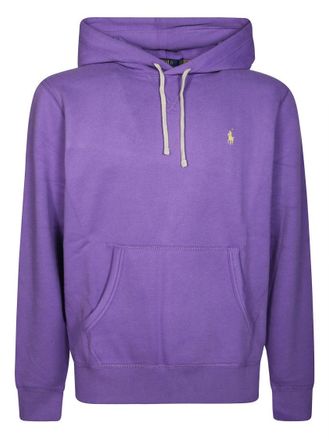 Polo Ralph Lauren Purple Hoodie With Kangaroo Pocket