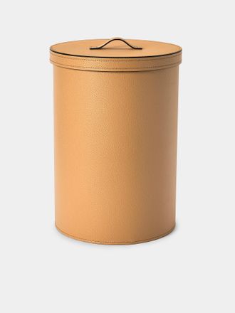 Pinetti Leather Wastepaper Bin