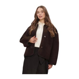 Lina Locchi LL-Babet Teddy Jas - Dames - Jassen - Bruin - Maat: M Zijde