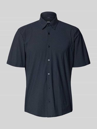 HUGO BOSS Regular Fit Freizeithemd mit Kentkragen Modell LIAM in Dunkelblau, Gr&ouml;&szlig;e XXXL