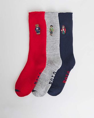 Polo Ralph Lauren 3 Pack Gift Box Socks