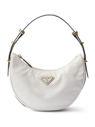 Prada Borsa a spalla Arqué - Bianco