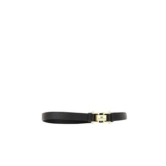 Elisabetta Franchi Pebbled Belt - female - Elisabetta Franchi - Belts - Black - 40 CM - Accessories