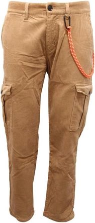 Sun 68 Fluwelen Broek Beige Model P42104 - Heren - Slim Fit Broeken - Beige - W32 - Broeken