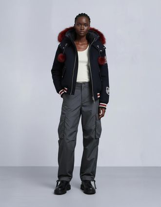 Moose Knuckles Womens Nhl X Moose Knuckles Team Bomber Jacket