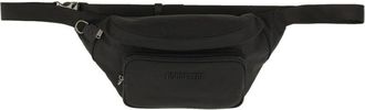 Dsquared2 Streamlined Black Pouch With Multiple Zippered Compartments