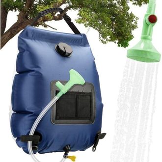 OEM Sac Douche Solaire - 20 L - Para Camping Senderismo Exterior - Con Regulador De Chorro Y Manguera Desmontable