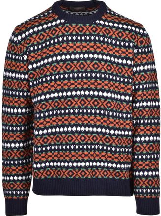 Slowear Maglione Girocollo - Heren - Ronde hals truien - Veelkleurig - XL - Wol - Truien & Vesten