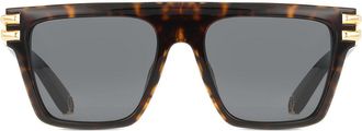Philipp Plein SPP108M 0722 Womens Sunglasses Tortoiseshell Size 56