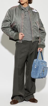 Acne Studios Wide-leg Trousers, Mens, Grey