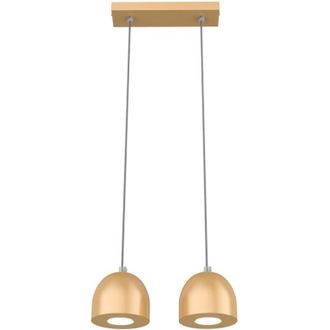 Lumicom Campanella Lampara De Techo Lineal X2 Monocolor Mate