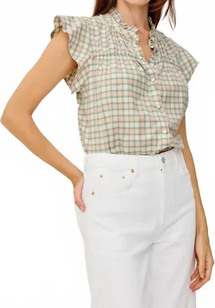Rails Ruthie Top In Julep Mint Check