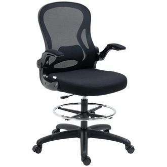 Vinsetto Silla de escritorio 59x65x122 cm negro
