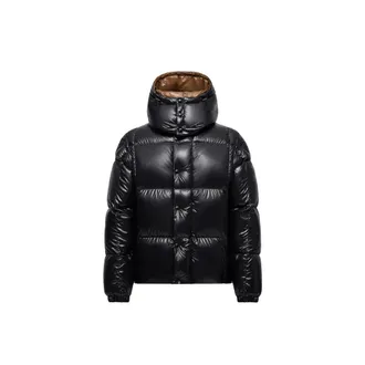 Moncler Moncler Parana Hooded Short Down Jacket, Men, Black, Size: 0