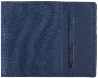 Piquadro Mens Wallet Blue Recycled Polyester Bags