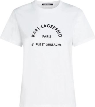 Karl Lagerfeld T-shirts - Dames - T-shirts - Wit - S - Katoen - Tops