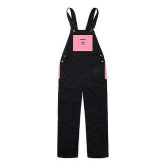 SUPREME FW19 Week 3 x Ben Davis Overalls Crossover Black Pink Contrasting Colors Pants Unisex SUP-FW19-392
