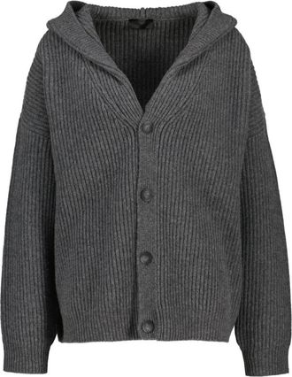 Dondup Dt 459 M01029D 002 - Dames - Vesten - Grijs - XS - Truien & Vesten