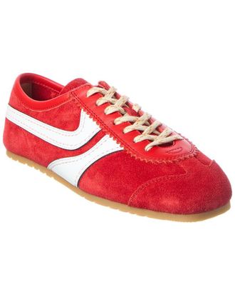Dries Van Noten Suede & Leather Paneled Sneaker
