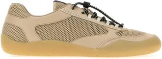 Prada Beige Solid Sneakers