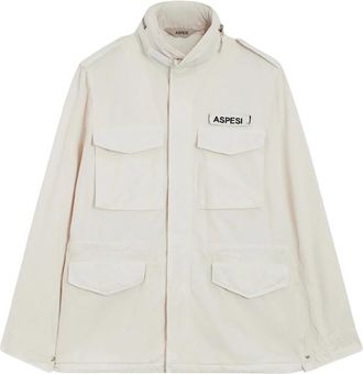 Aspesi Natuurlijke Jassen voor Stijlvolle Looks - Heren - Zomerjassen - Beige - XL - Jassen