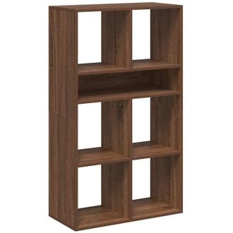vidaXL Vidaxl - Libreria Rovere Marrone 66x31x112 cm in Legno Multistrato