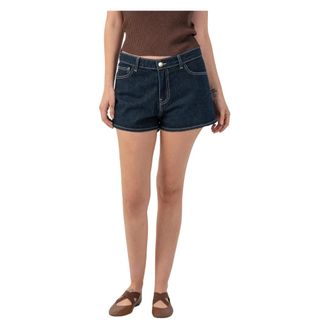 Kocca Denim Shorts, female, Blue, Size: XL Fashionable loose fit cotton shorts