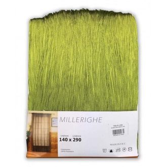 Trade Shop Trade Shop - Cortina Divisoria Decorativa Para Interiores De 140 X 290 Cm Con Hilos Sombreados - Green Reseda