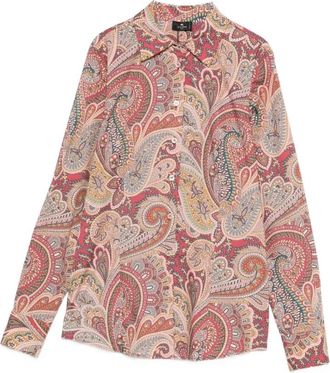 Etro Rode Stijlvolle Overhemden - Dames - Overhemden - Rood - XS - Overhemden