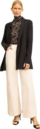 M.M.LaFleur Merritt Wrap Jardigan in Black at Nordstrom, Size Medium L