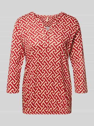 Soyaconcept Longsleeve mit 3/4-Arm Modell FELICITY in Koralle, Größe XL