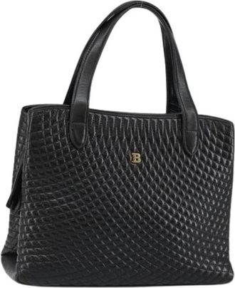 Bally Pre-owned Lederen Handtas - Dames - Vintage Handtas - Zwart - ONE Size - Leer - Vintage