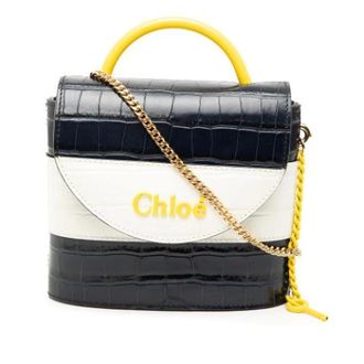 Chlo&eacute; Pre-owned Mini Satchel - Dames - Pre-owned - Veelkleurig - Maat: ONE Size Leer