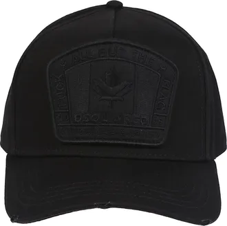 Dsquared2 Logo Cotton Baseball Cap