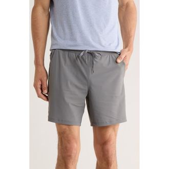 90 Degree by Reflex 7-Inch Warp Sonic Active Shorts in Storm Cloud/White at Nordstrom Rack, Size Xx-Large