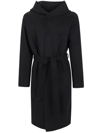 Rick Owens Coat Hooded Tower