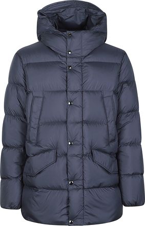 Woolrich Blue Cloud Devis Quilted Polyester Parka