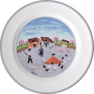 Villeroy & Boch Design Naif Dinner Plate 3 Country Yard in None at Nordstrom