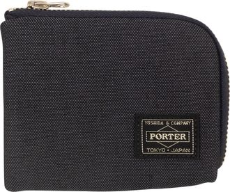 Porter Navy Blue Smokey Nylon Wallet
