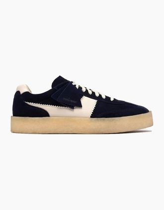 Clarks Mens CLARKS ORIGINALS TOR 80 TRAINER NAVY COMBINATION - Black - Size: 10